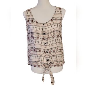 Forever 21 Sheer Sleeveless Top